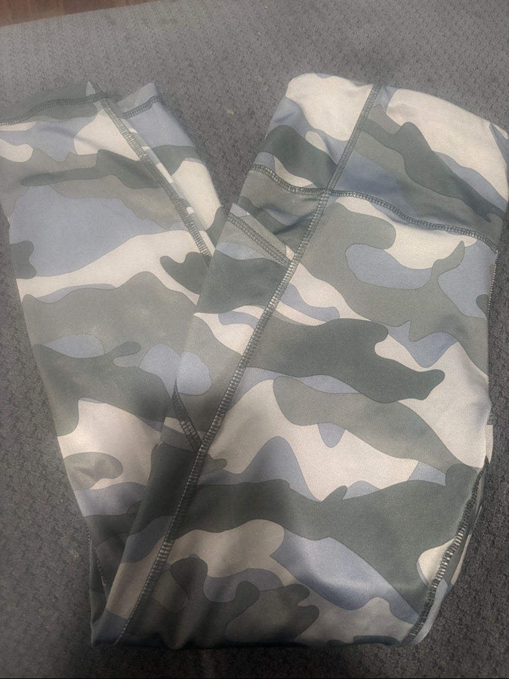 ⭐️ 2/$10 - Gray & Olive Camo Leggings
